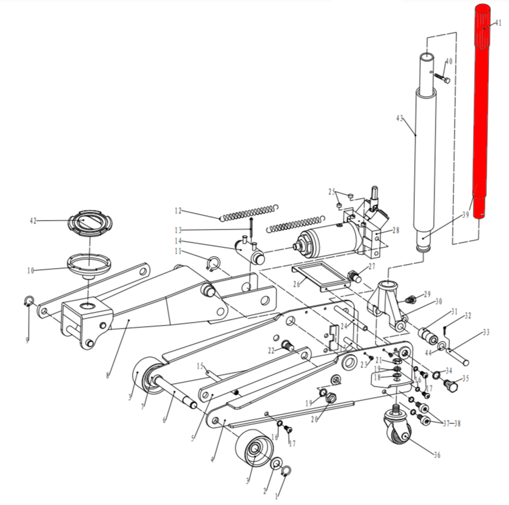Ручка верхняя часть V3, V3LP (Upper Handle pos.39)