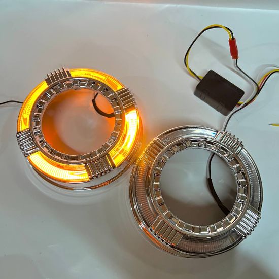 Маска 3.0 ДХО+Ходовый огонь JEEP LED