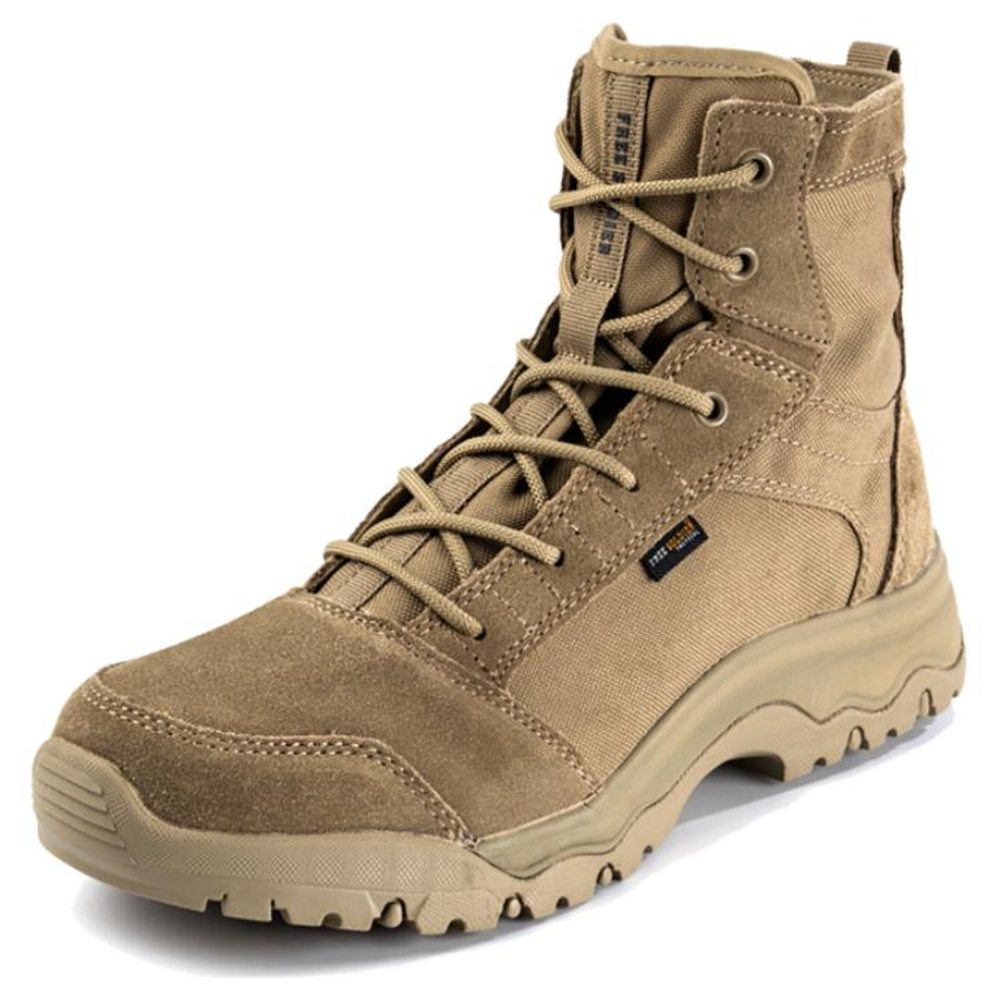 FFREE SOLDIER Slip Resistant Abrasion Resistant Mountaineering Shoes Unisex Combat Desert Boots