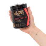 Ультратонкие презервативы в железном кейсе Maxus Ultra Thin X-Edition 12шт