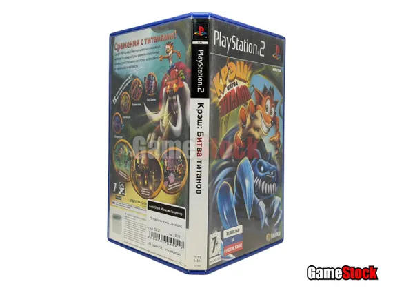 PS2 Крэш битва титанов (Б/У, Полностью на русском языке, SLES-54843, PAL)