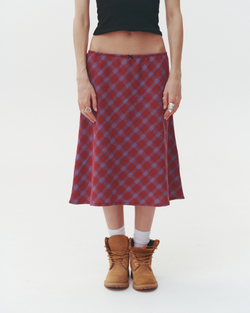 Midi Skirt Wine