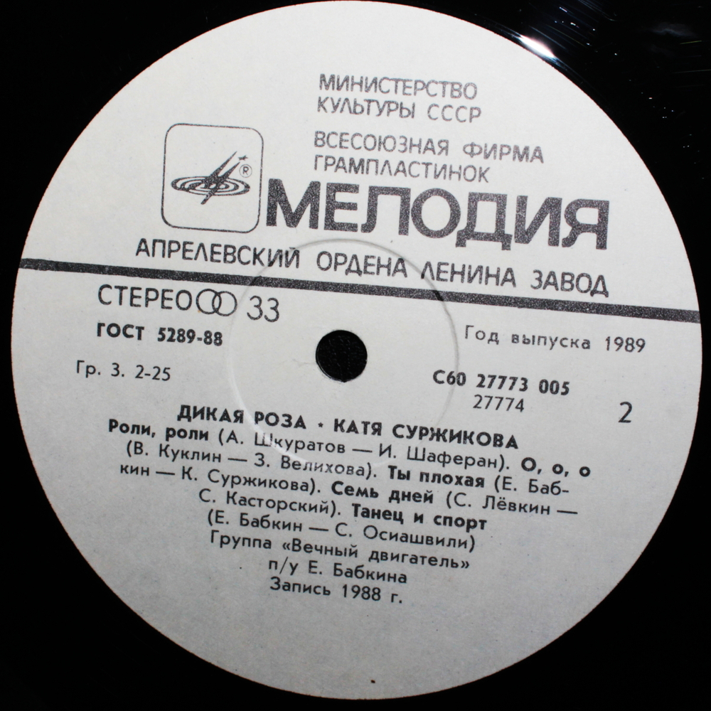 Катя Суржикова / Дикая Роза (LP)