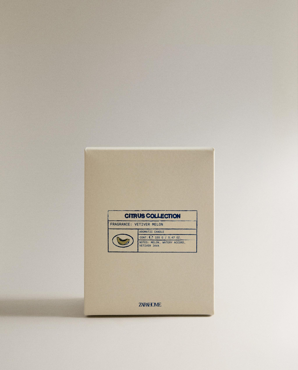 Свеча ароматическая Vetiver Melon 155 г Zara Home, фото 5