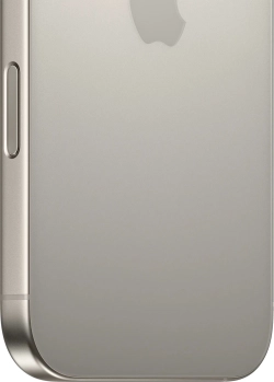 Смартфон Apple A3292 iPhone 16 Pro 512Gb титан моноблок 3G 4G 1Sim 6.3" 1206x2622 iOS 18 48Mpix 802.11 a/b/g/n/ac/ax/be NFC GPS Protect