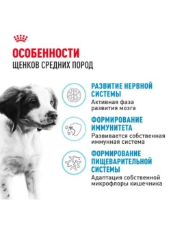 MEDIUM Puppy Корм для щенков средних пород 3кг