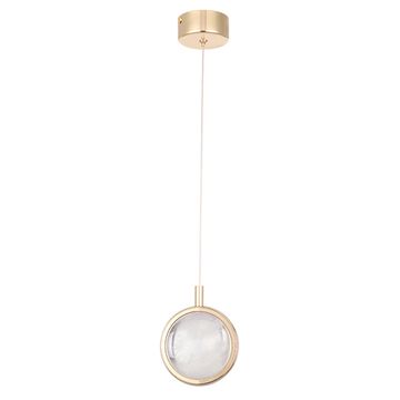 Подвесной светодиодный светильник Cielo SP6W Led Gold золото Crystal Lux