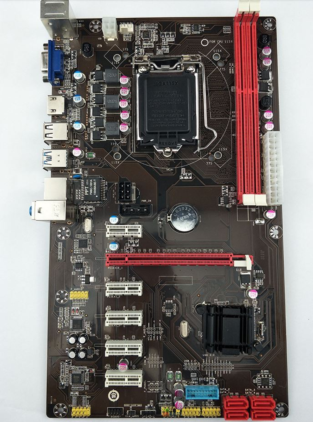 Материнская плата Intel h81 + 6 risers