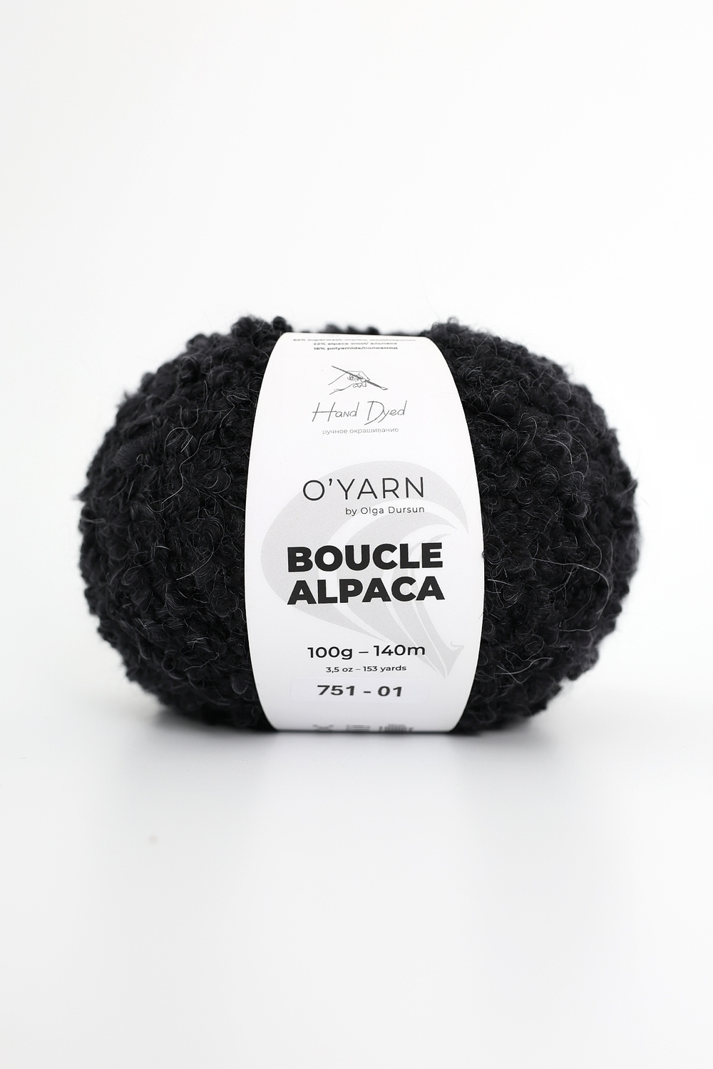 Пряжа O'Yarn BOUCLE ALPACA, 100г