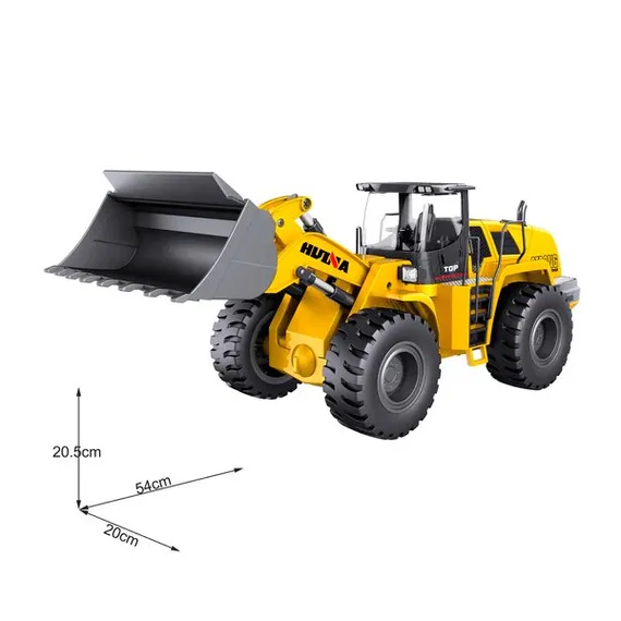 Радиоуправляемый погрузчик бульдозер HUI NA TOYS масштаб 1:14 2.4G - HN1583