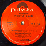 Rainbow ‎– Difficult To Cure (США 1981г.) Т