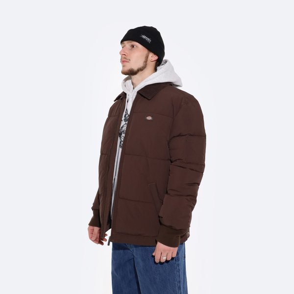 Куртка Dickies Overbrook Puffer Jacket (chocolate brown) артикул: - купить в магазине Дайс
