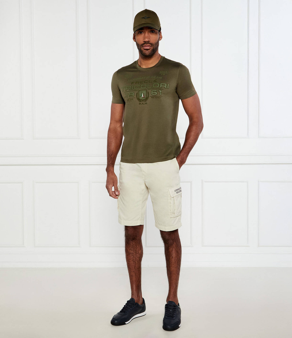 Футболка Aeronautica Militare - оливковый(TS2423J682)