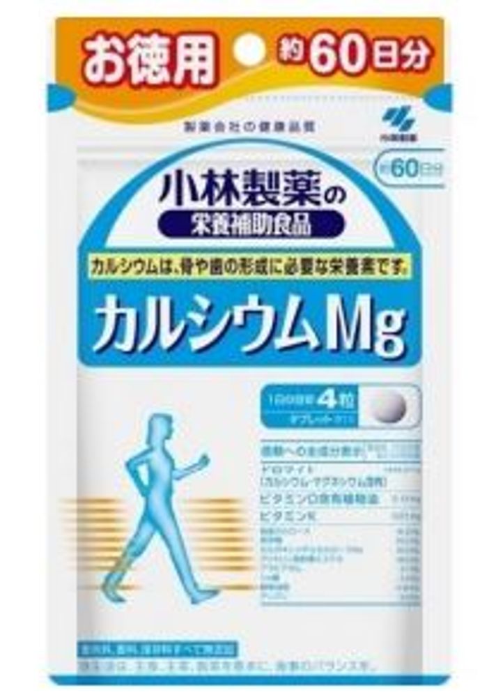 Комплекс Kobayashi Calcium Mg Кальций и Магний, на 60 дней, 240таб