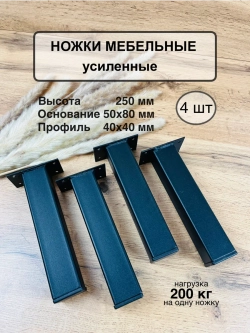 Ножки мебельные усиленные 250 мм