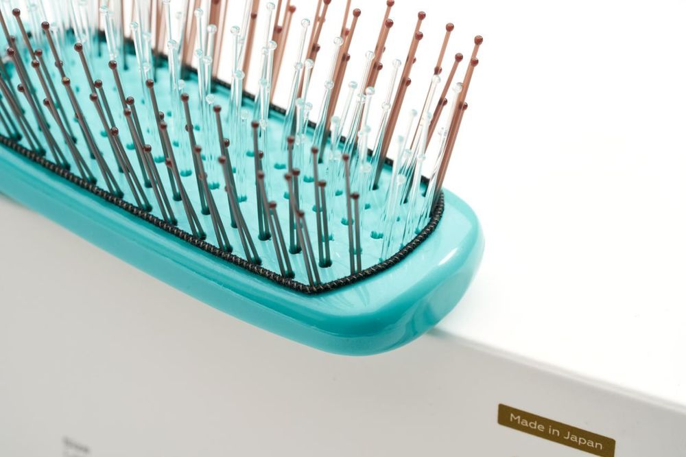 Расческа Majestic Scalp Brush бирюзовый (дорожная версия)