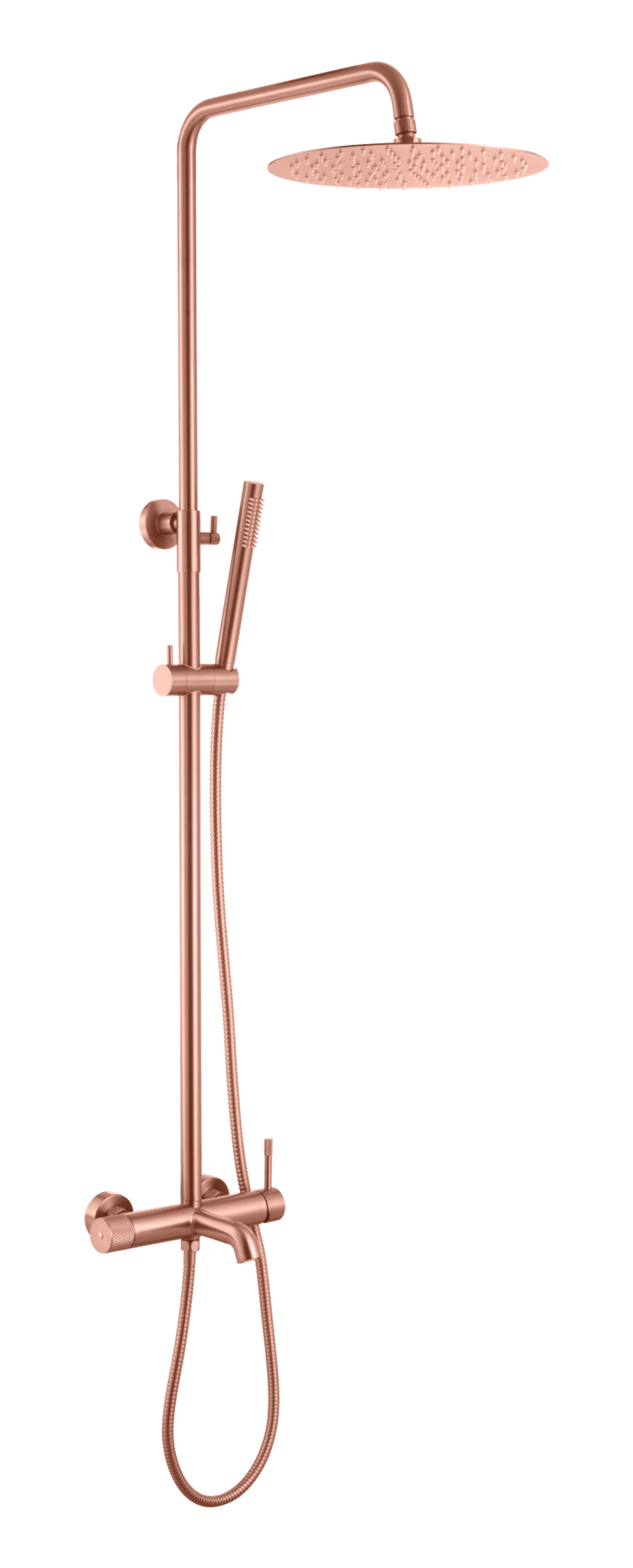 Стойка для душа со смесителем UNO Copper Brushed