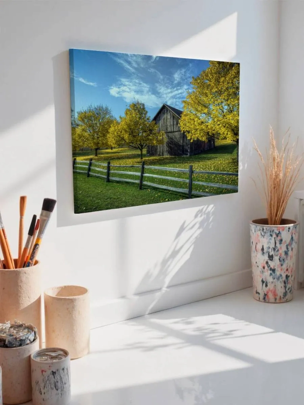 Картина на стену 40 X 50 Домик в деревне
