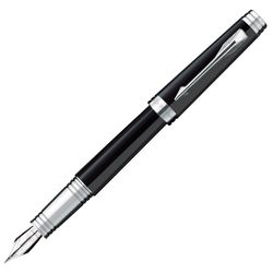 Parker Premier Lacque F560 Black ST перо золото 18Ct M (S0887860)