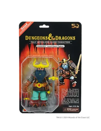 Фигурка NECA 52282 D&D Scale Action Figure 50th Anniversary Elkhorn on Blister Card