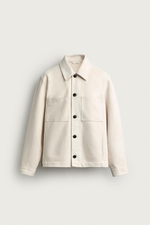 КУРТКА-РУБАШКА КЛАССИЧЕСКОГО КРОЯ ИЗ ИСКУССТВЕННОЙ ЗАМШИ — ZARA
