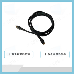 Кабель SLIMLINE SAS 4i SFF-8654 - SLIMLINE SAS 4i SFF-8654 1.0 м