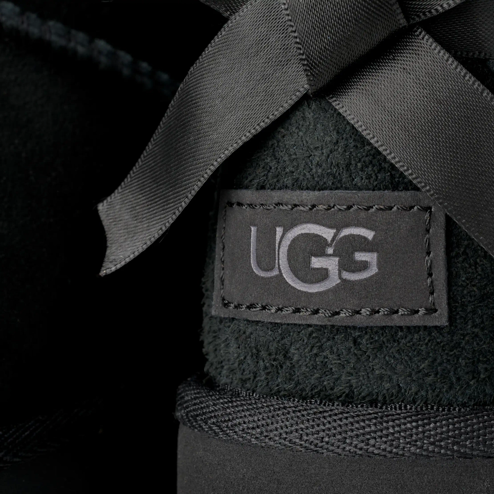 UGG Угги Ultra Mini Bailey Bow, черный