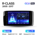 Teyes CC2 Plus 9"для Mercedes Benz R-Class 2005-2017