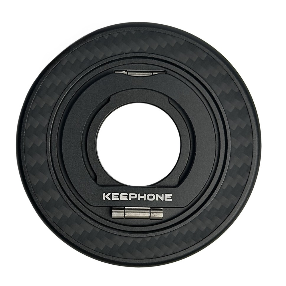 Магнитное кольцо Keephone Kevlar Grip черное