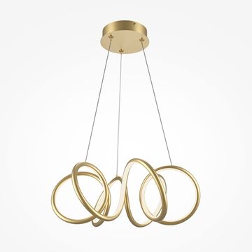 Подвесной светодиодный светильник 52W 2600К-3500К MOD241PL-L60BSK латунь Curve Maytoni