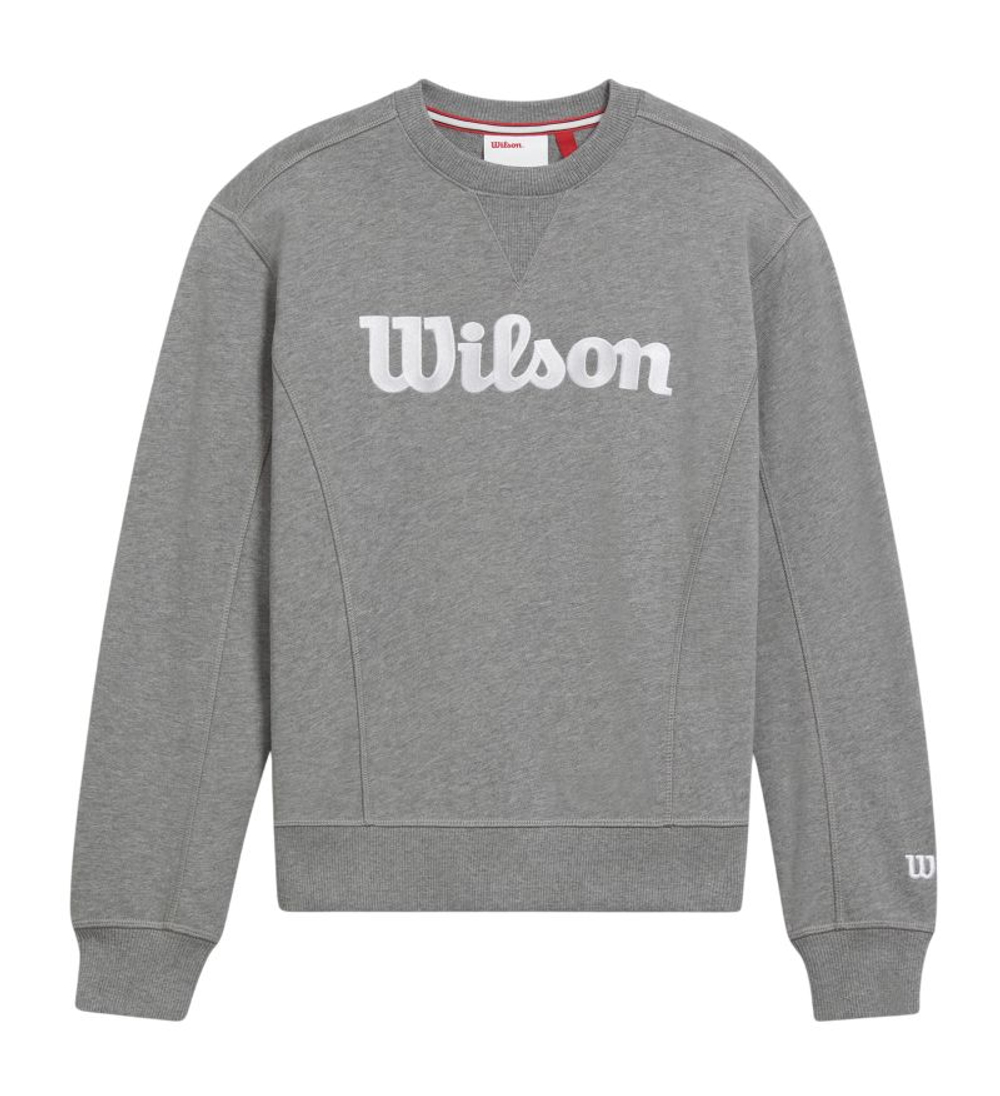 Толстовка для девочек Wilson Youth Team Crewneck - medium gray heather