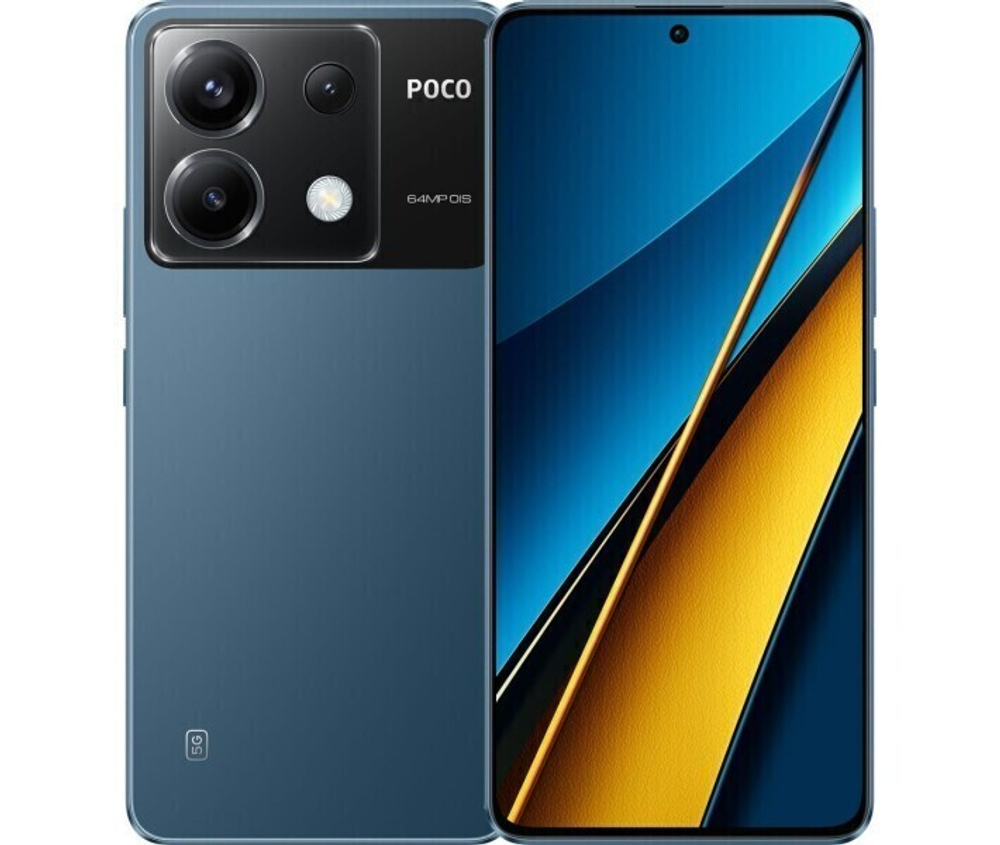 Смартфон Poco X6 5G 8/256ГБ EAC Синий