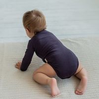 Боди с длинным рукавом "Графит" 0+