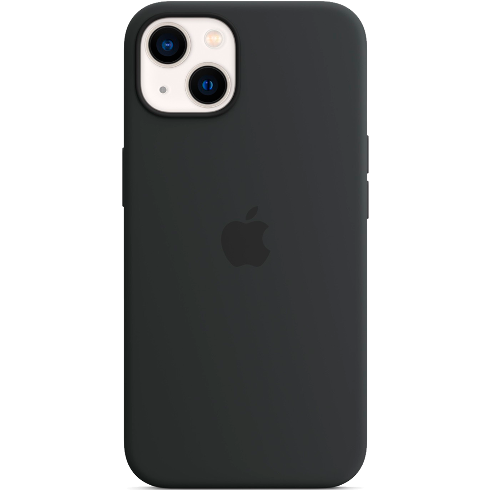 Силиконовый чехол с поддержкой MagSafe Apple Silicone Case для iPhone 13, Midnight (Темная ночь)