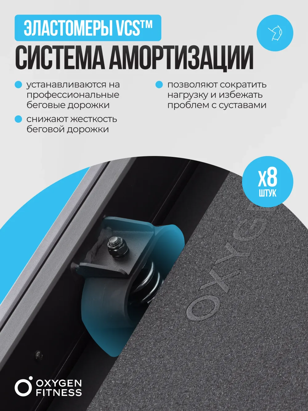 Беговая дорожка OXYGEN FITNESS COBALT TFT PRO полукоммерческая