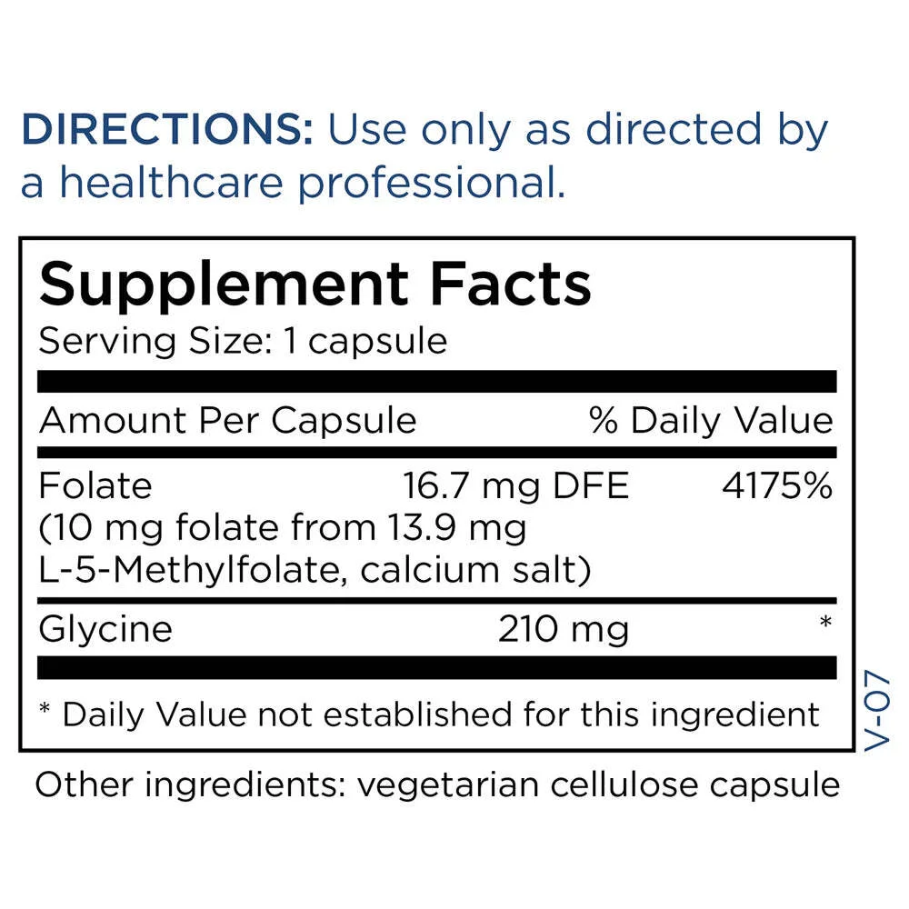 MethylPro® L-Methylfolate 10 mg