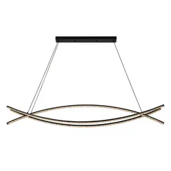 Подвесной светильник LED4U L8630-1200 BK LED4U