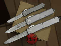 Нож Microtech UTX-70 A+++ Standard S/E - серый апокалиптик