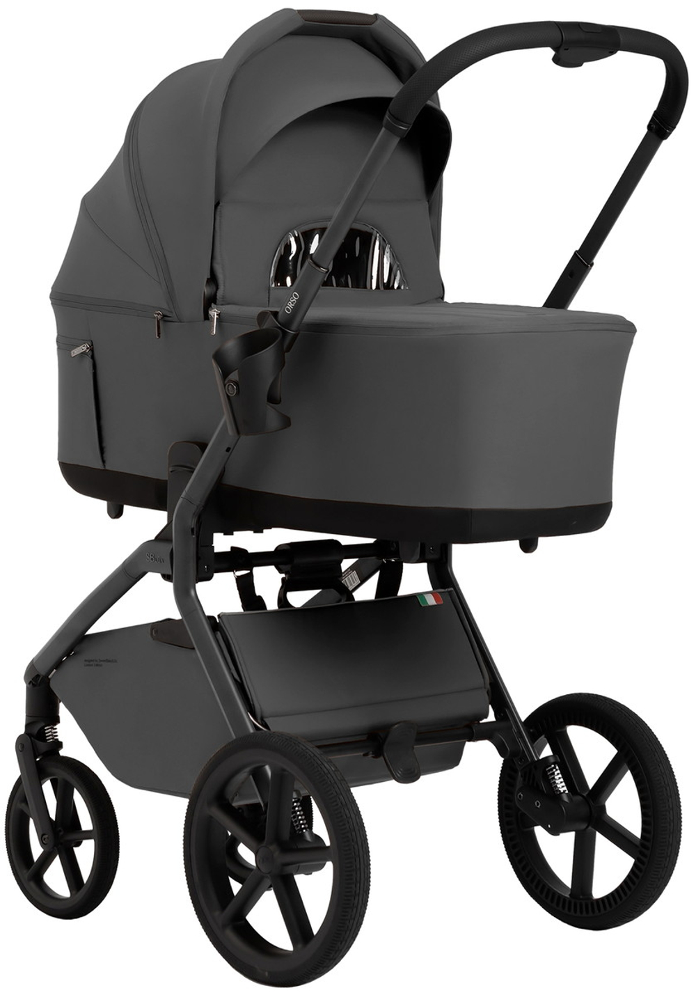 Коляска 3 в 1 Sweet Baby SBL Orso New + автокресло Premier Grey New Dark Grey