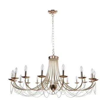 Подвесная люстра 18*E14 2591-18P золотой Plini Favourite