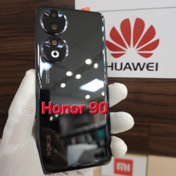 Крышка для Honor 90 оригинал (заднее стекло) цвет: Чёрный