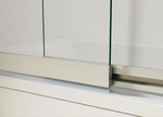 Душевая шторка на ванну Vincea VSB-1E100CL, 1000*1450, хром, стекло прозрачное