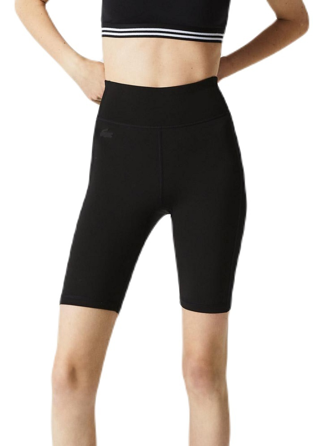 Женские Шорты теннисные Lacoste SPORT Bike Shorts - black