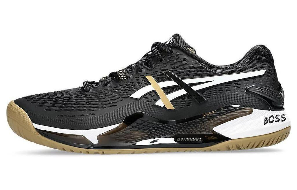 Asics Gel Resolution 9 Black Camel