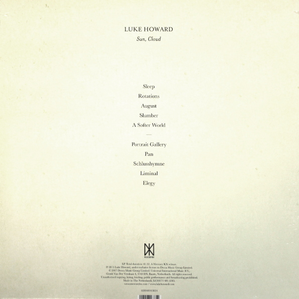 Luke Howard / Sun, Cloud (LP)