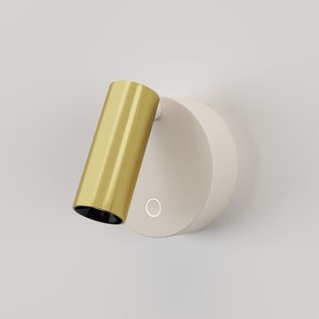 Настенный светильник LED 3W 3000K C081WL-L3WBS3K белый/латунь Twist Maytoni