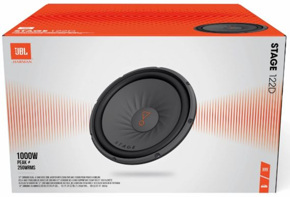 Сабвуферный динамик JBL Stage 122D