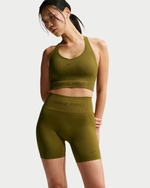 Nike Pro Seamless Женские велосипедные шорты Dri-FIT с высокой талией (13 см) - NIKE