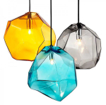 люстра Ice Cube Pendant Lamp in line ( 3 BULBS )