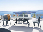 Стол пластиковый Siesta Contract Ibiza Table 180, антрацит
